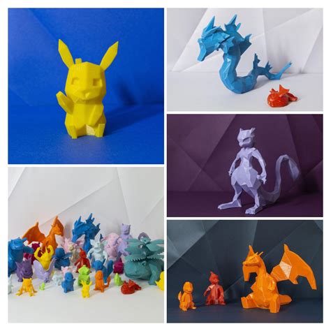 3d print pokemon models|all 3dp pokemon printing.